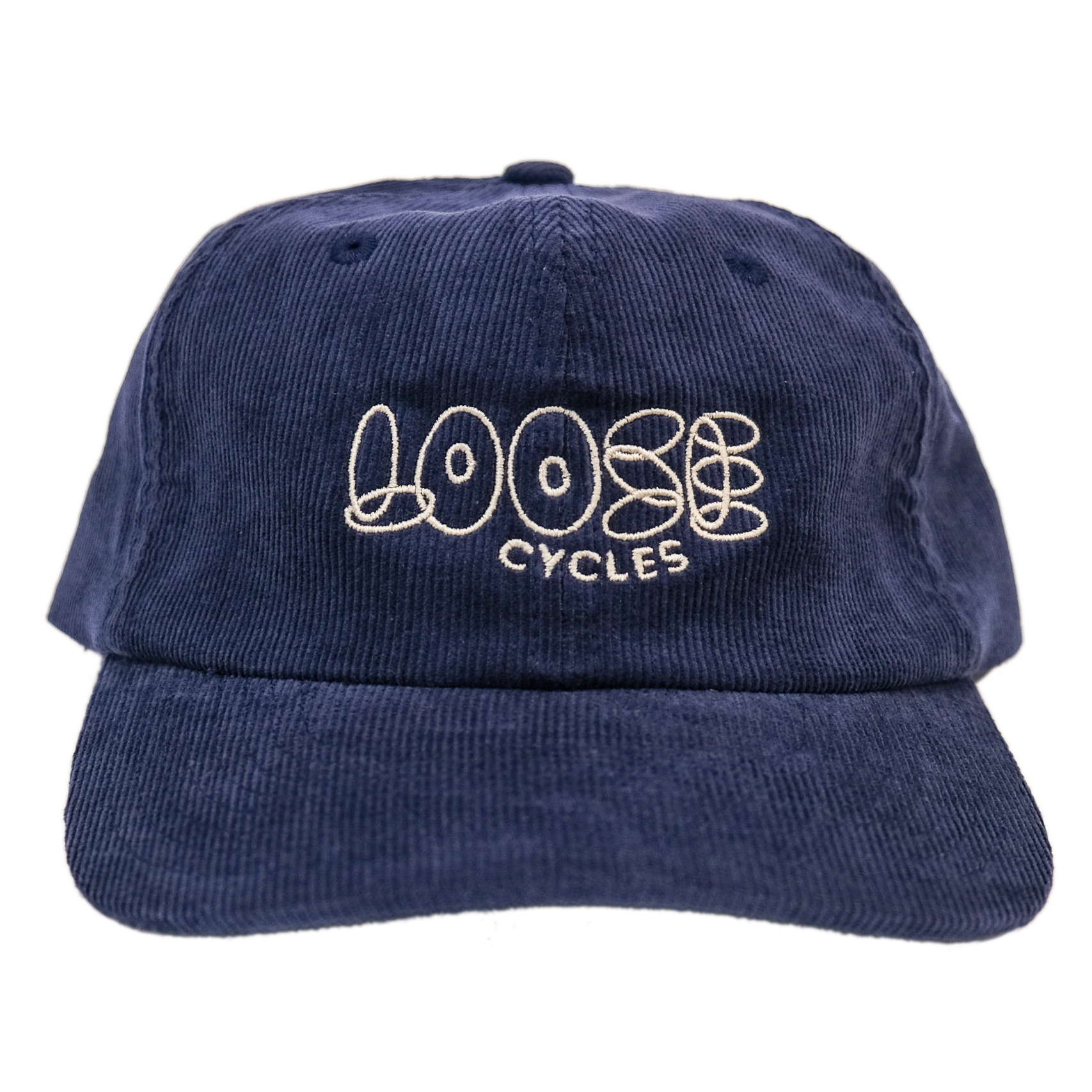 Loose Cycles - Cord 6 panel hat 