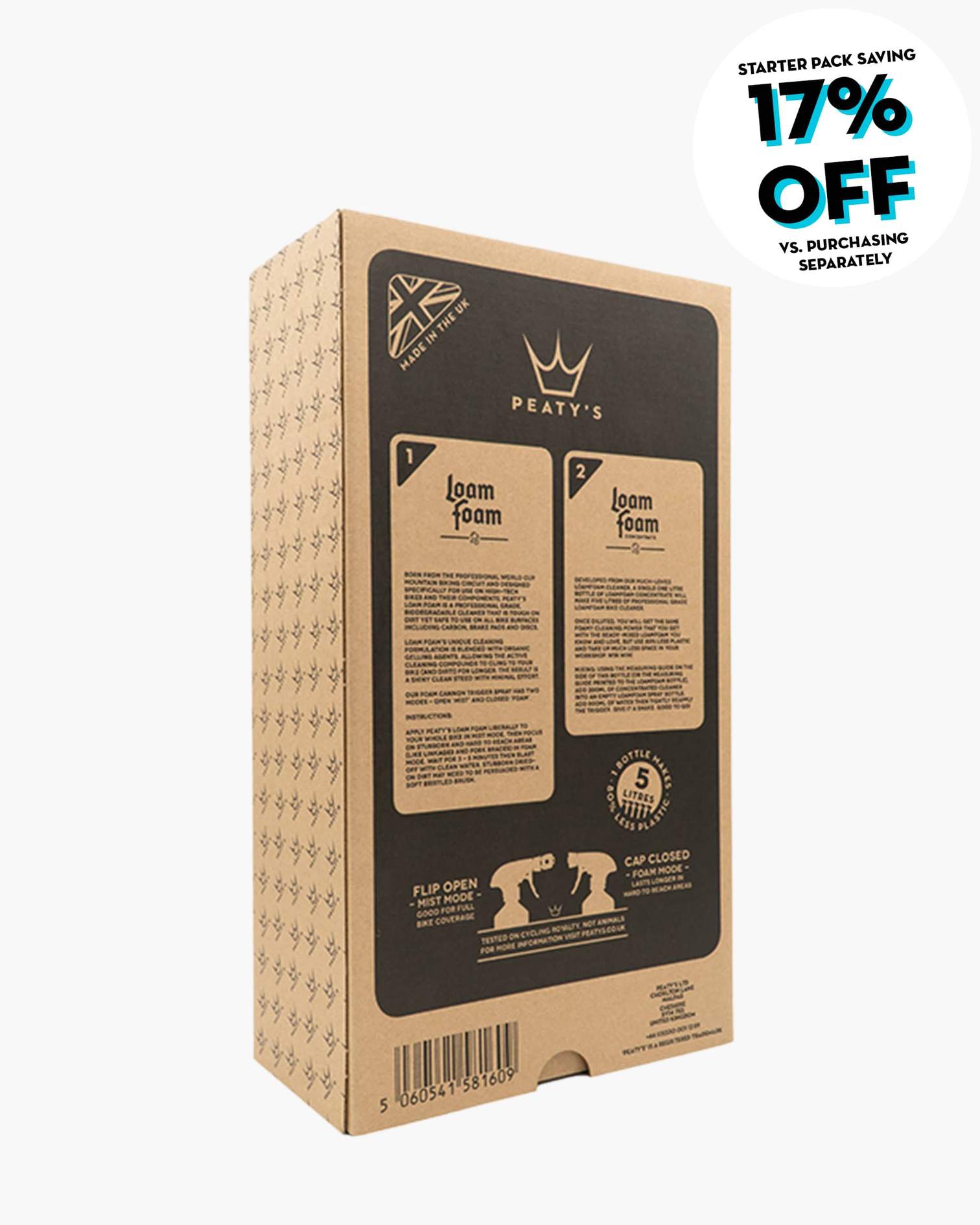 Peaty's Loam Foam set za čiščenje