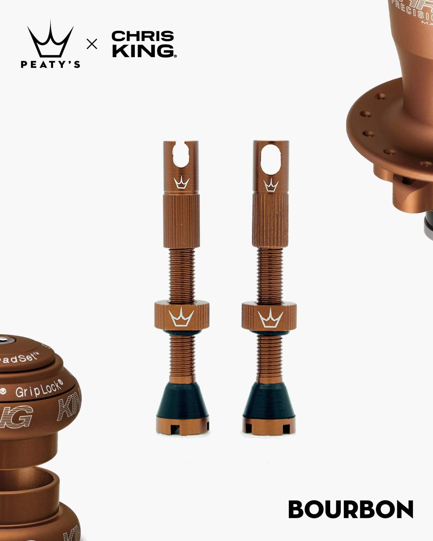 Peaty's x Chris King tubeless ventilčki